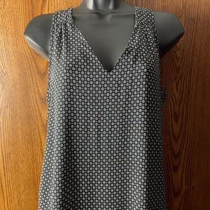 Old Navy Black and White Floral Shift Dress